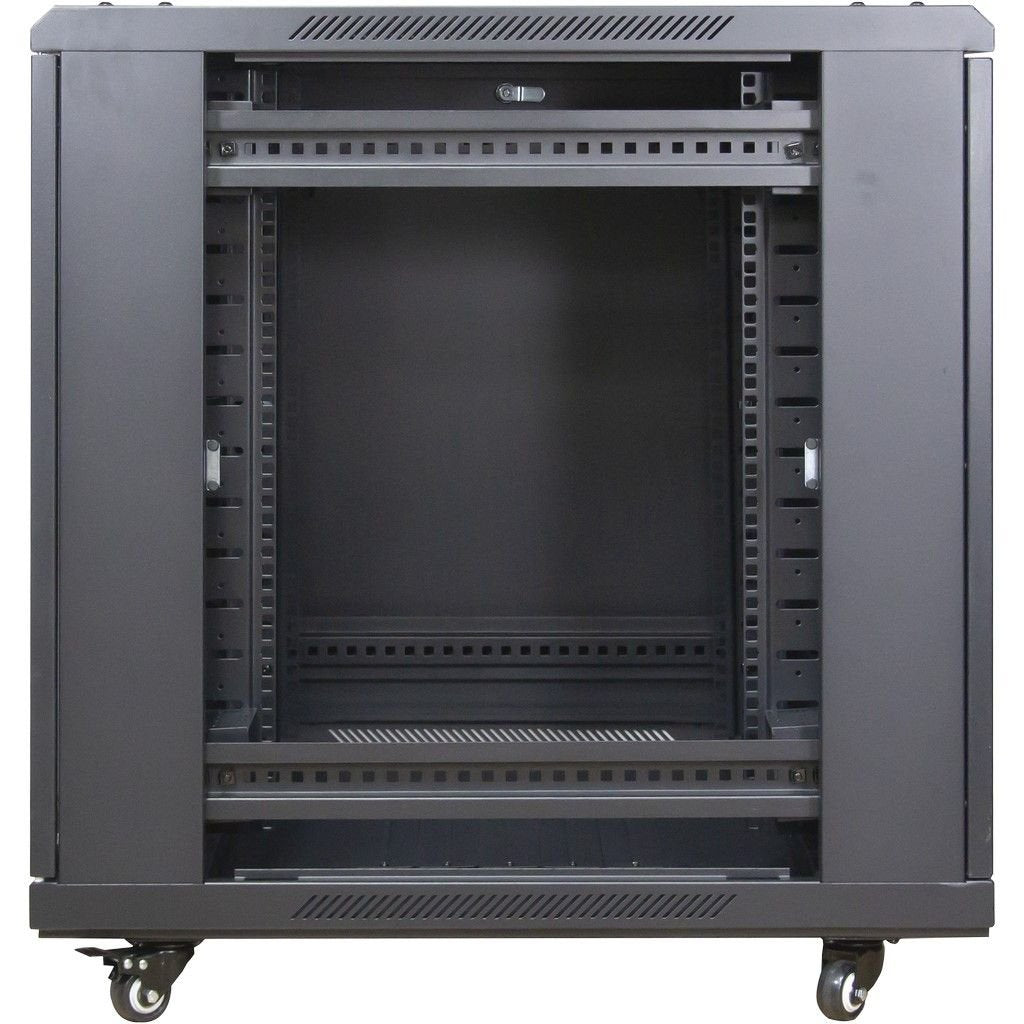 Inter-Tech 88887258 Armario Rack 15u Rack O Bastidor Independiente Negro, Armario It Negro, Rack O Bastidor Independiente, 15u, 400 Kg, Negro