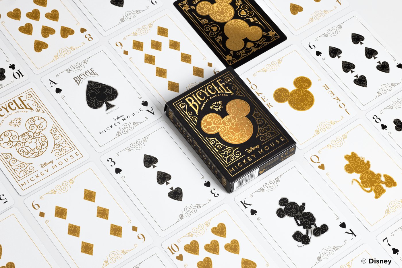EAN 0073854095546 - Bicycle Mickey Black Gold juego de cartas 56 pieza(s) imagen 8