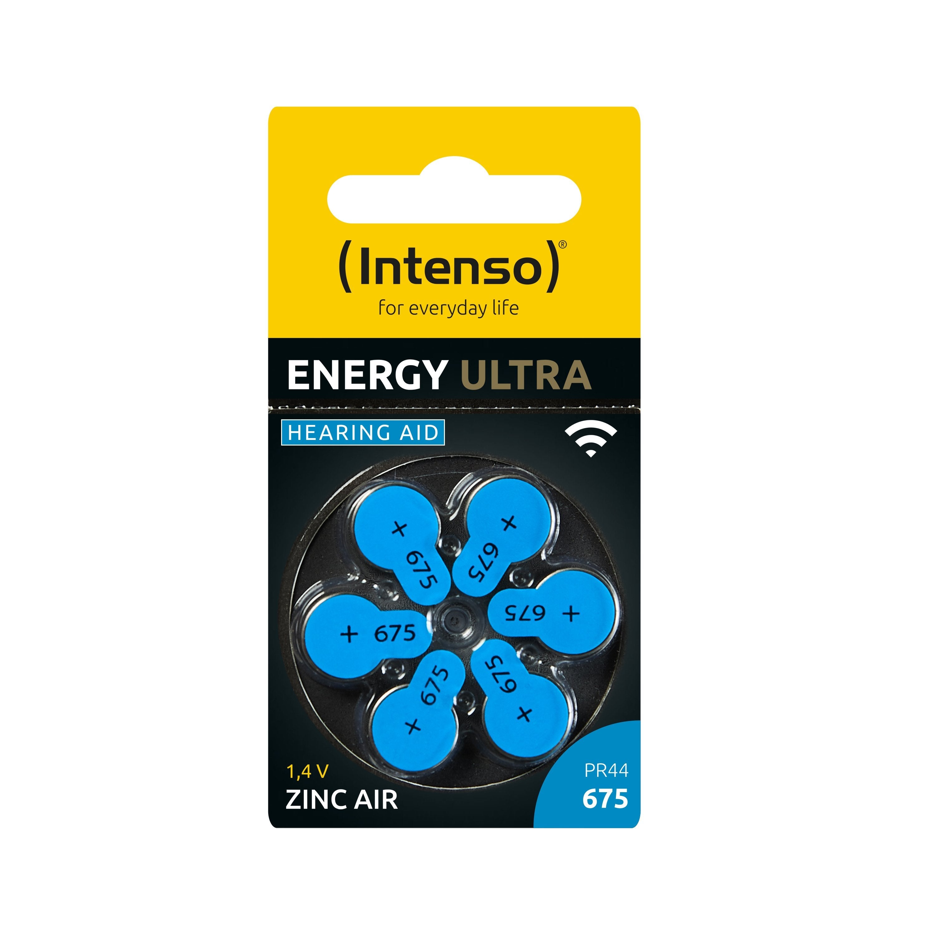 Intenso Bateria Zinc Air, 675, 1.45v