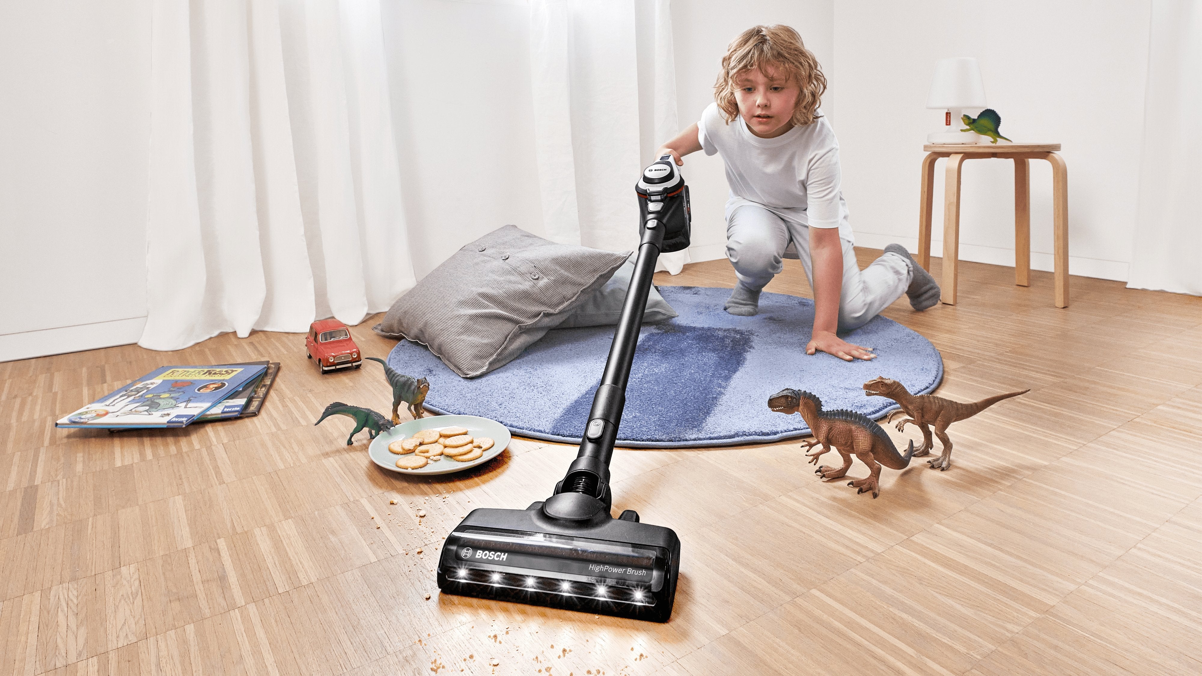 Bosch Unlimited Aspiradora Escoba Bks8214w