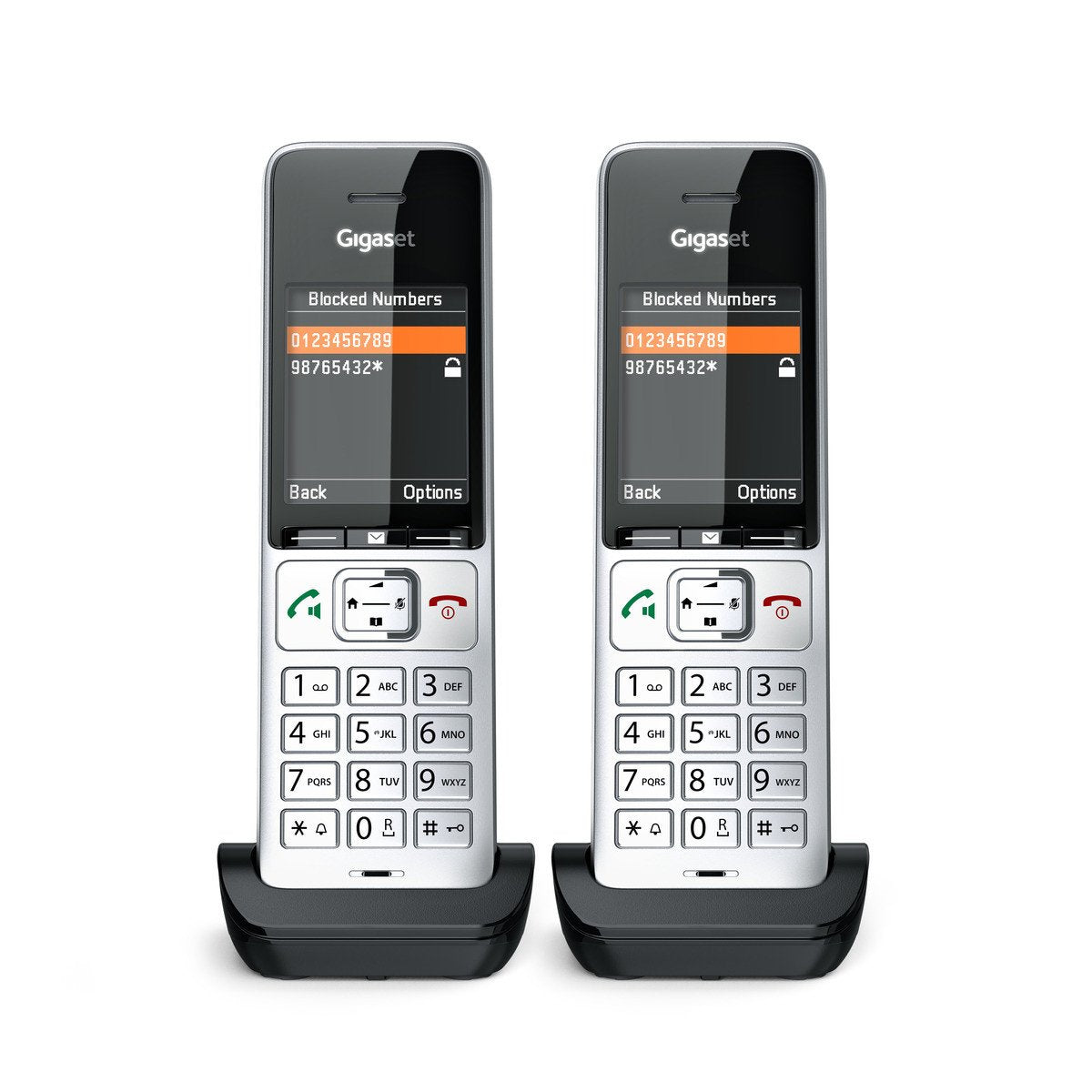 Telefono Gigaset Comfort 500hx Duo Silver-Black