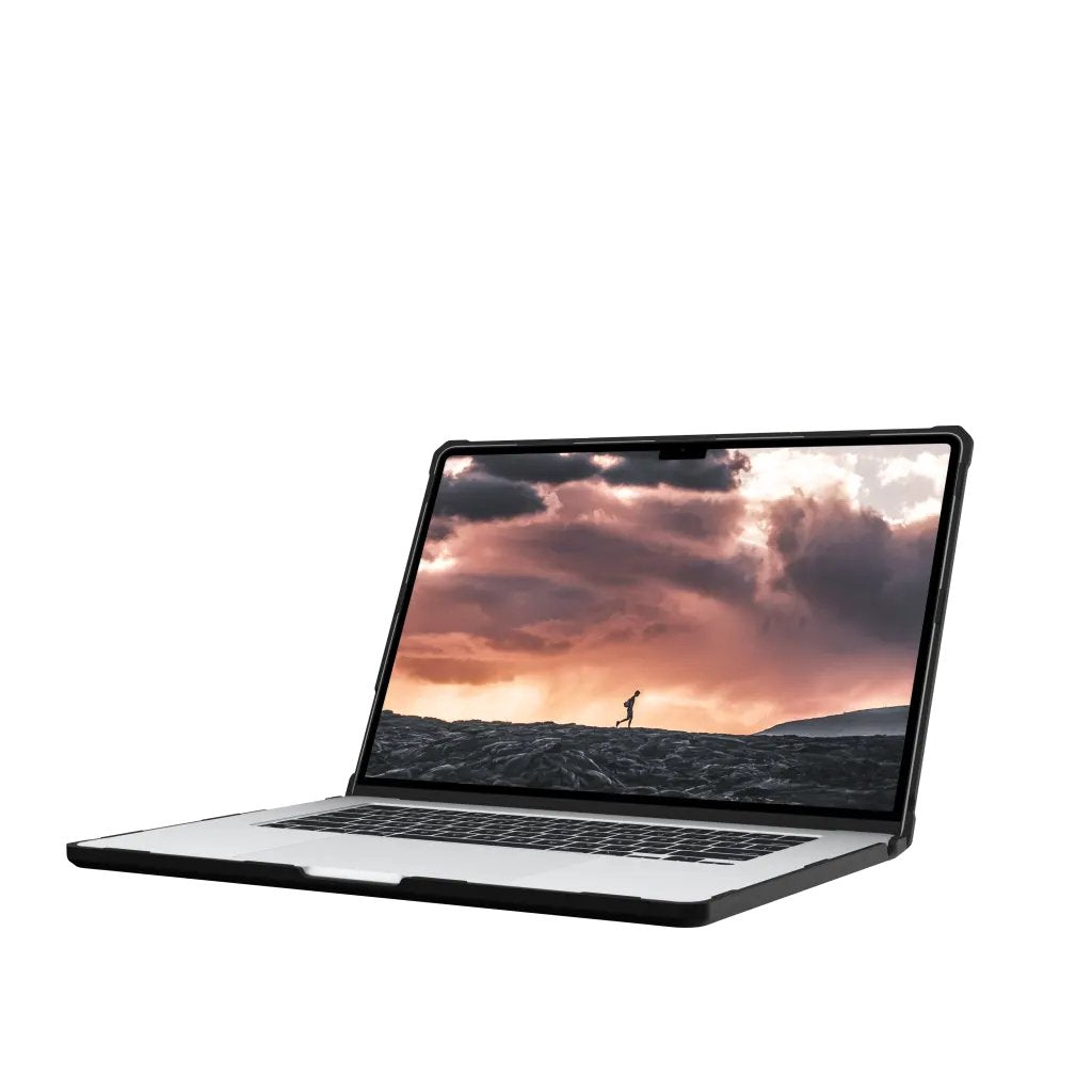 Uag Rugged Case For Apple Macbook Air 15" M2 A2941 Plyo Series Clear Carcasa Para Portátil Negro Hielo