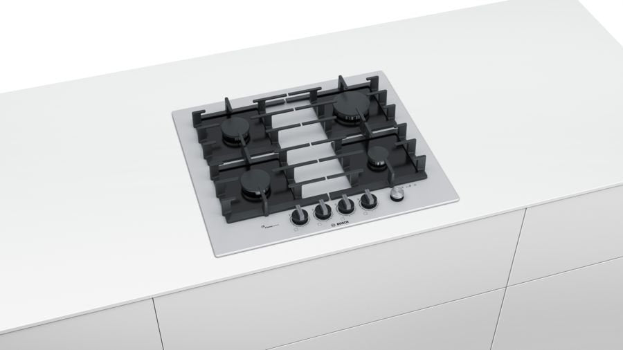 Bosch Serie 6 Placa De Cocina A Gas Ppp6a2m90 4 Campos Color Blanco Integrado 60 Cm 4 Zona (S)