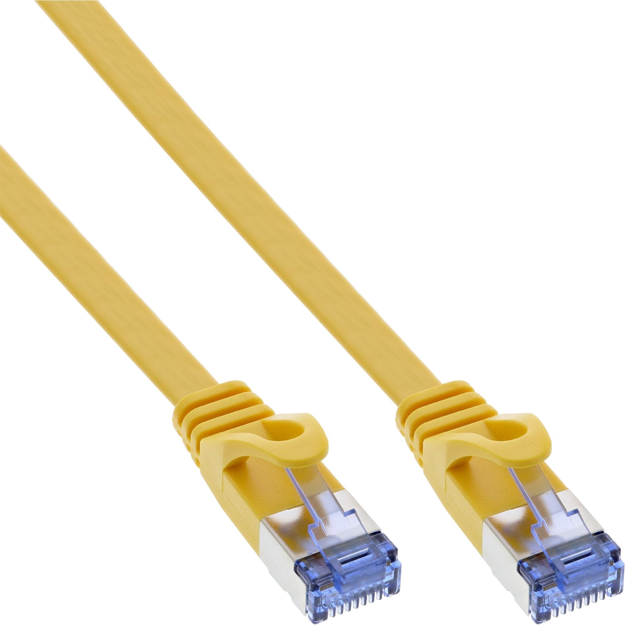 Cable De Red  Plano Inline, U/Ftp, Cat.6a, Amarillo, 10 M
