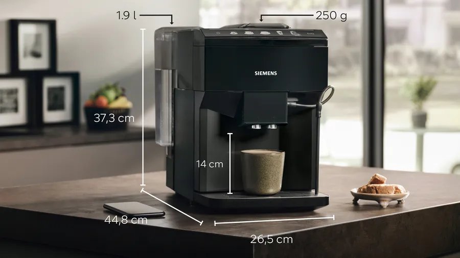 EAN 4242003927656 - Siemens EQ.500 TP511R09 cafetera eléctrica Totalmente automática Máquina espresso 1,9 L imagen 3