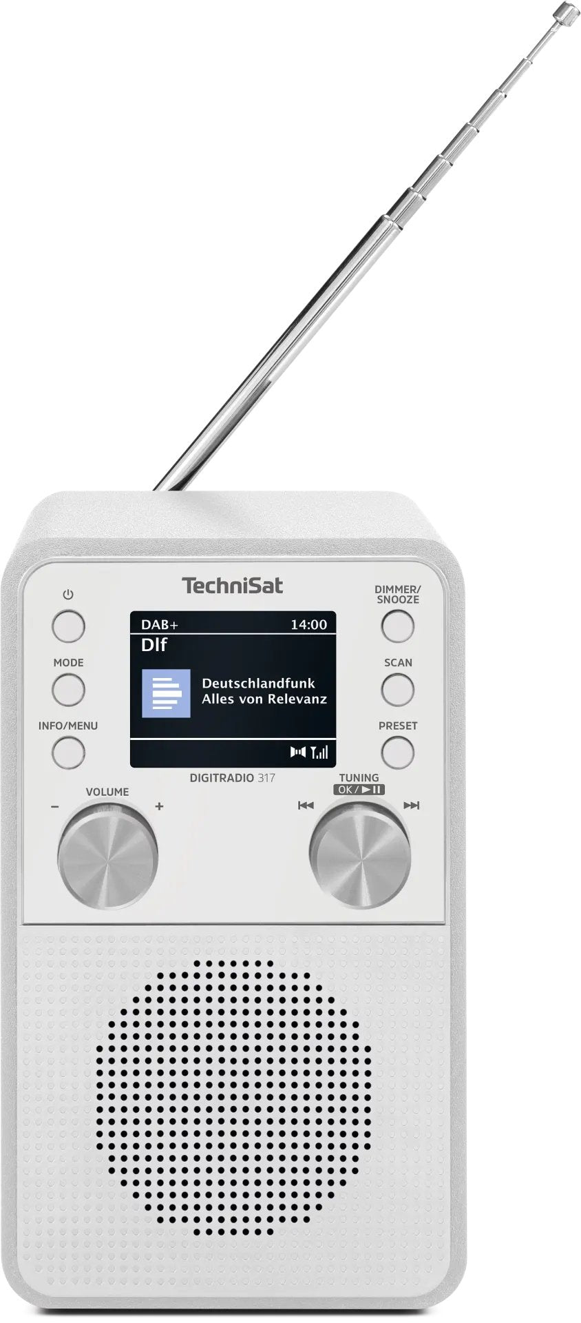 EAN 4019588139992 - TechniSat DigitRadio 317 Portátil Analógico y digital Blanco imagen 2