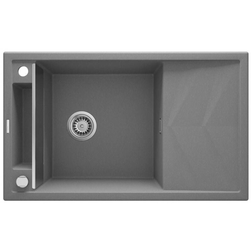 1-Bowl Magnetic Granite Sink With Drainer