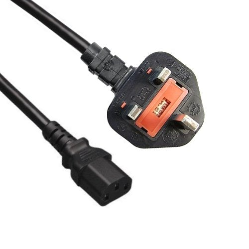 Eeconn S12a-044-01007 Cable De Alimentacion Negro 1,8 M Netzstecker Typ G C13-Koppler