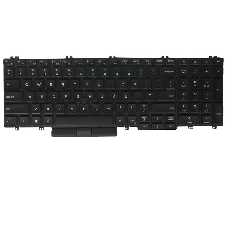 102-Key Backlit Laptop  Keyboard, Us English Layout