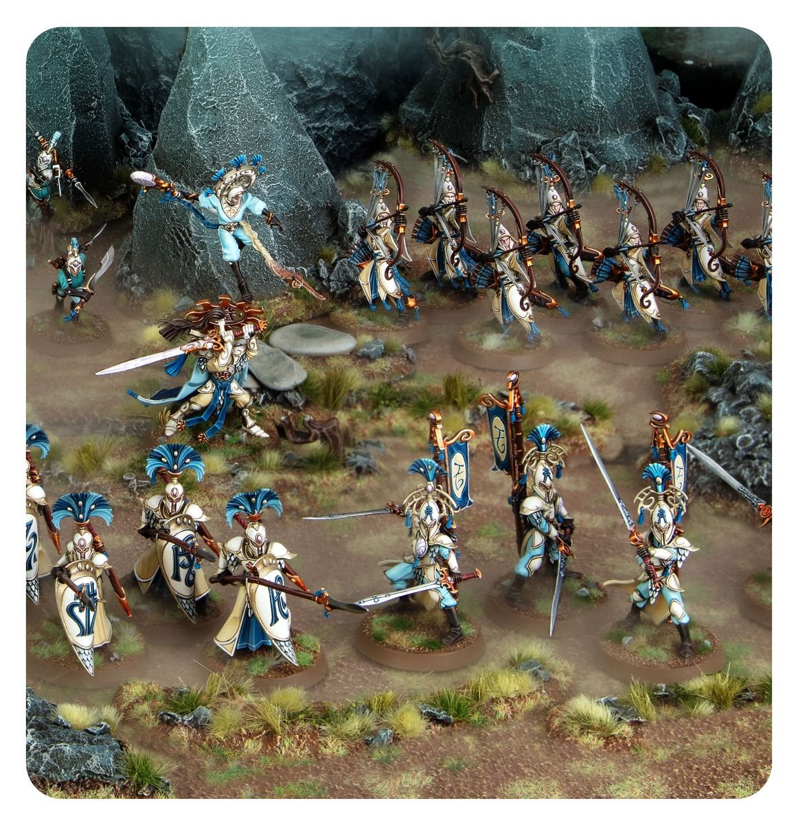 Warhammer Aos - Battleforce Lumineth Realm-Lords : Ost D'Iliathe