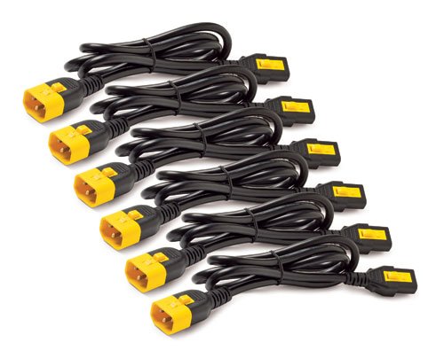 Apc Power Cord Kit (6 Ea), Locking, C13 To C14, 1.2m  Ap8704s-Ww