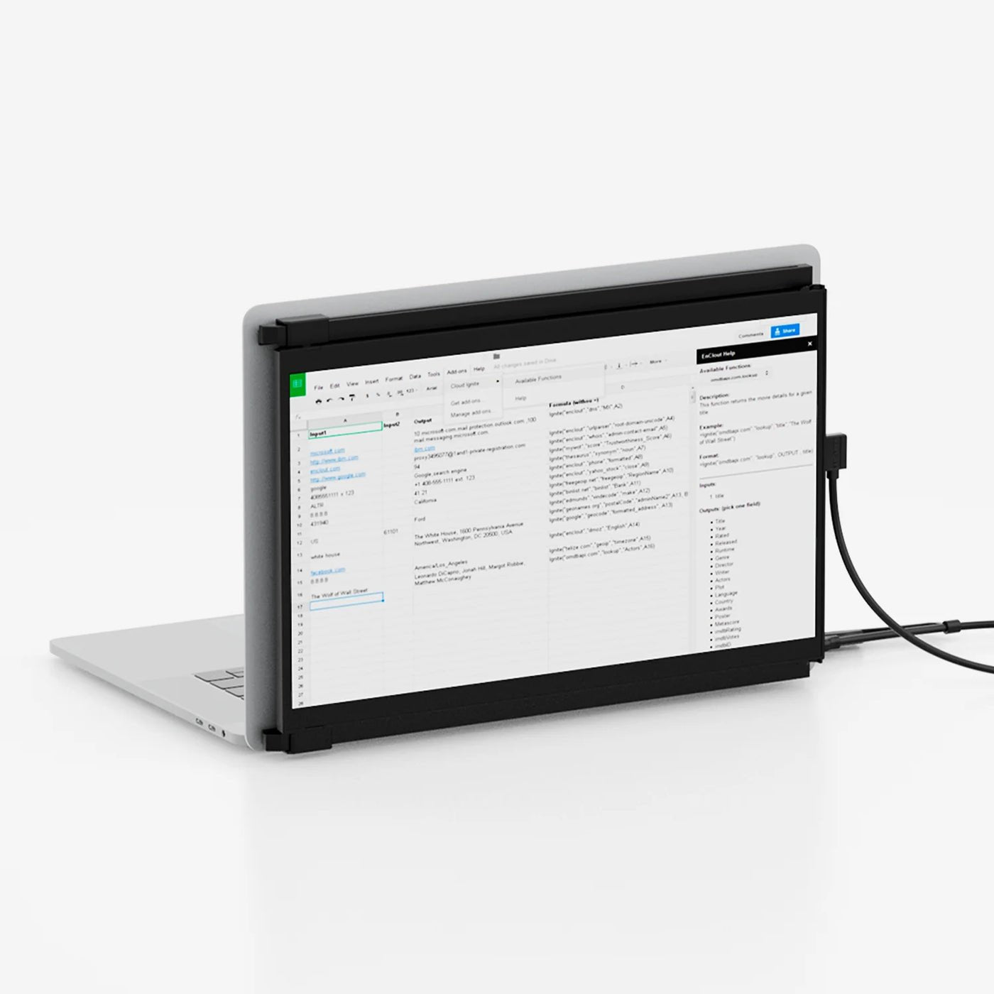 EAN 0850001446990 - Mobile Pixels Duex Max DS pantalla para PC 35,8 cm (14.1") 1920 x 1080 Pixeles Full HD LCD Negro imagen 4