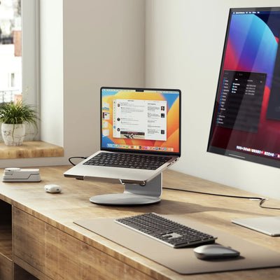Alogic Elite 360 Laptop Stand Silver