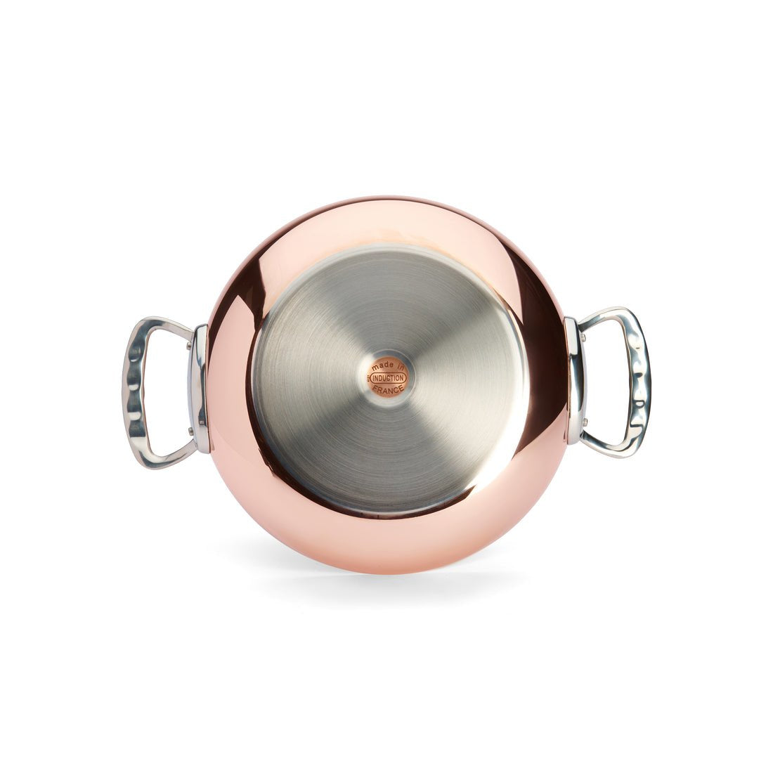 De Buyer Prima Matera Saucepot Copper/Steel 28cm Curved Induct.Cacerola