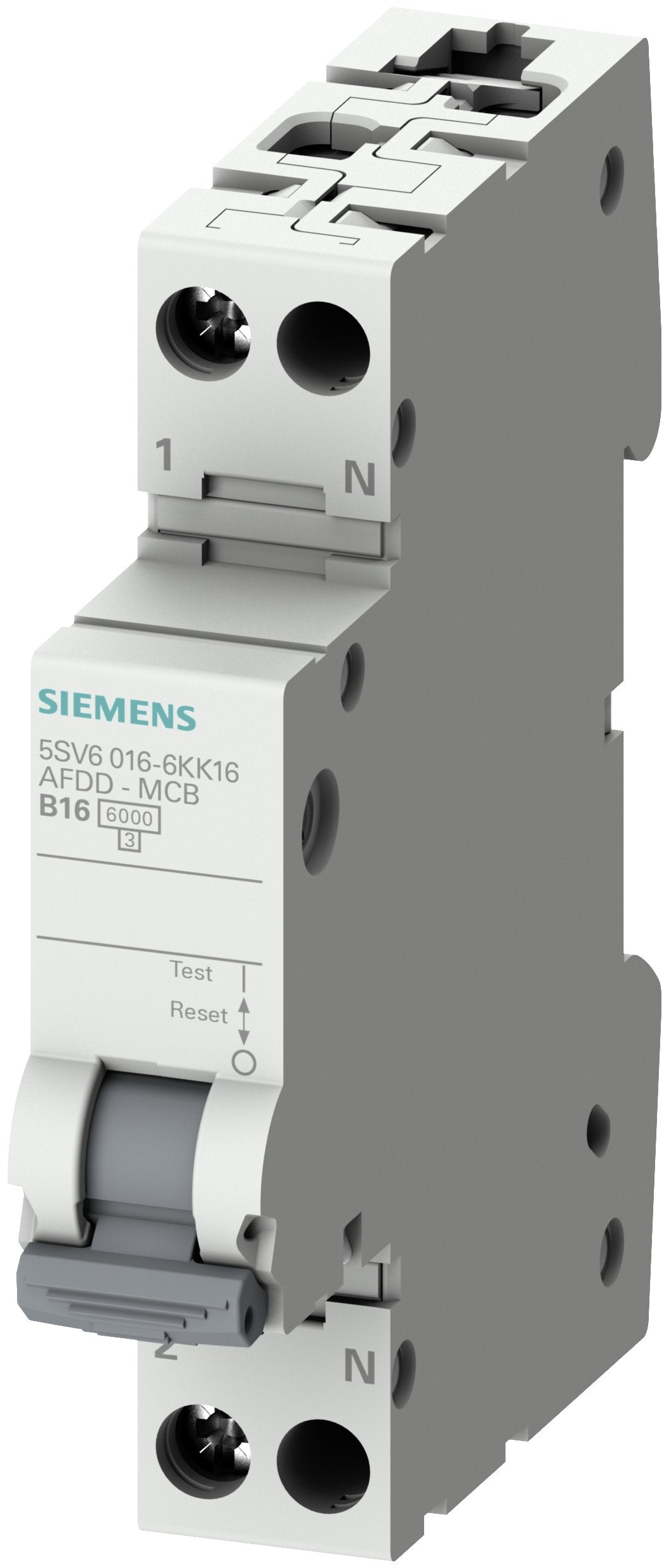 Siemens Afdd-Mcb B16 2pol 5sv6016-6kk16 230v 1te Brandschutzschalter