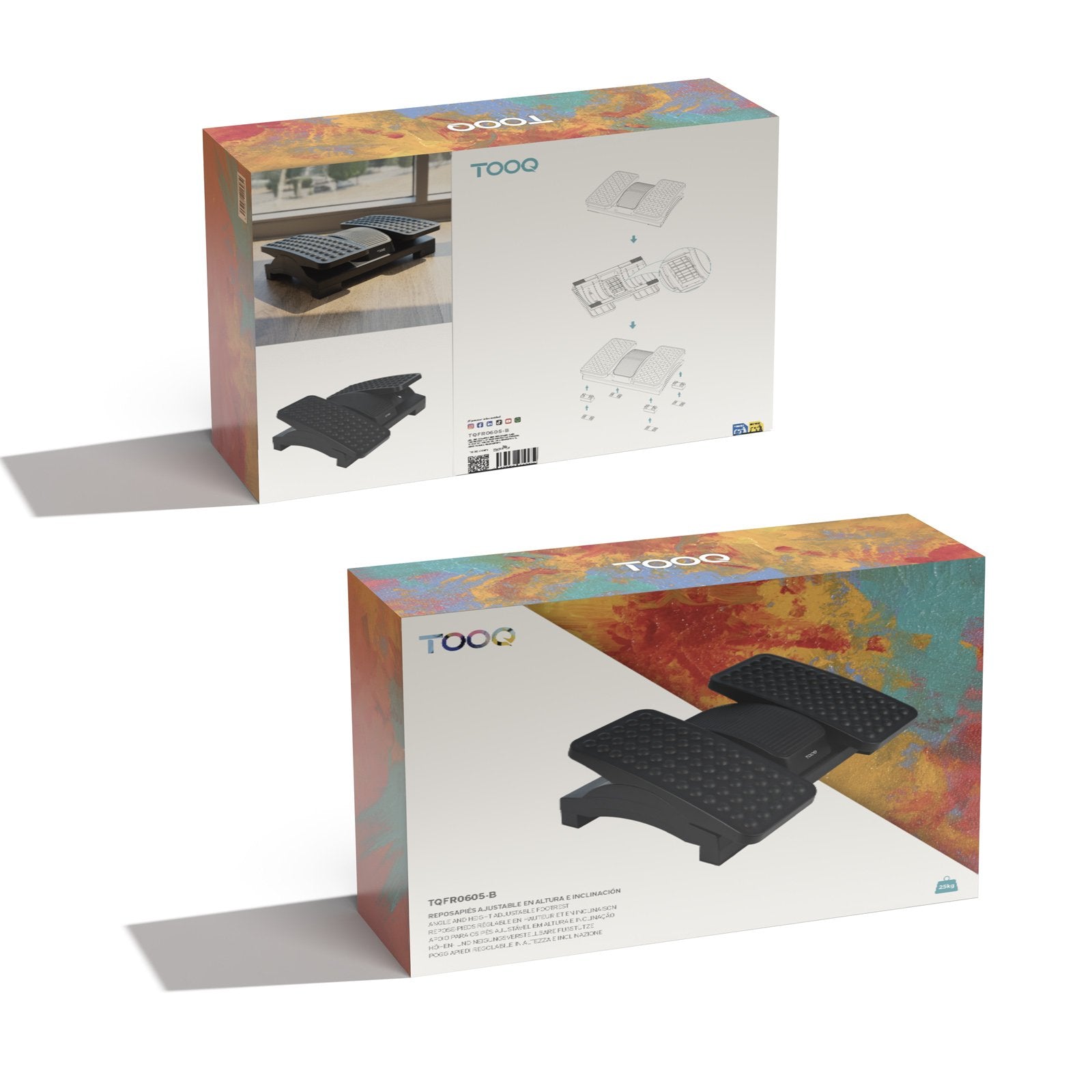 EAN 8433281016934 - TooQ TQFR0605-B soporte para el apoyo de pies imagen 7