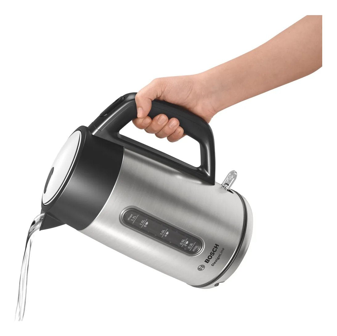 EAN 4242005188062 - Bosch TWK4P440 tetera eléctrica 1,7 L 2400 W Negro, Acero inoxidable imagen 14