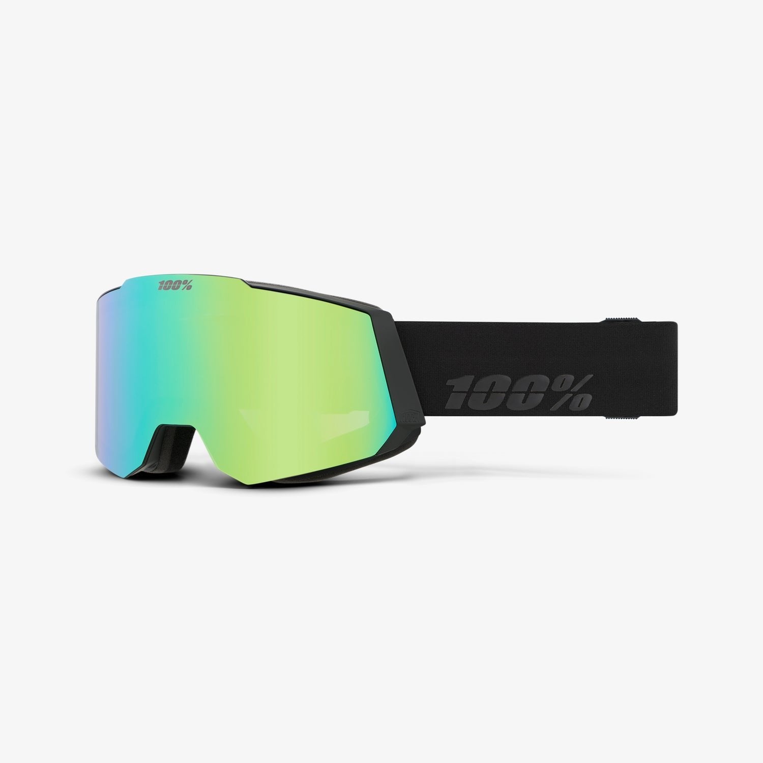 100percent Snow - Snowcraft Goggle Black Hiper Green Mirror