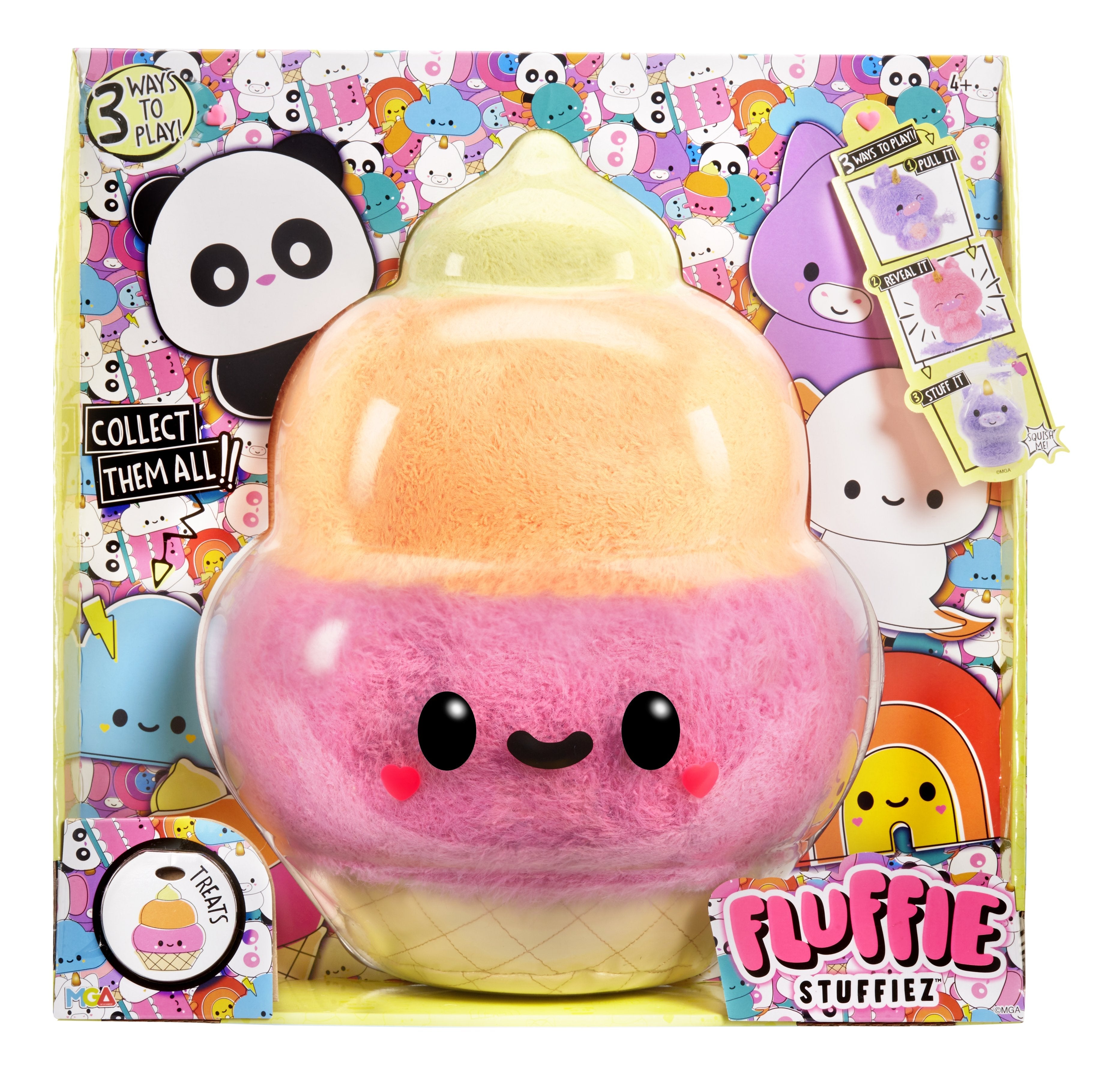 EAN 0035051594437 - MGA Entertainment Fluffie Stuffiez Large Plush - Ice Cream imagen 1