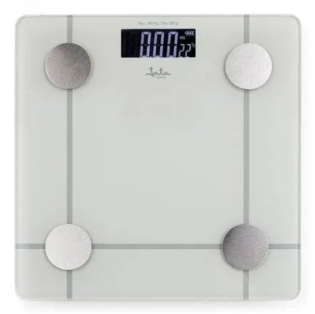 Jata Bathroom Scale Digital Auto On/Off 2xaaa Not Included White Hbas1292
