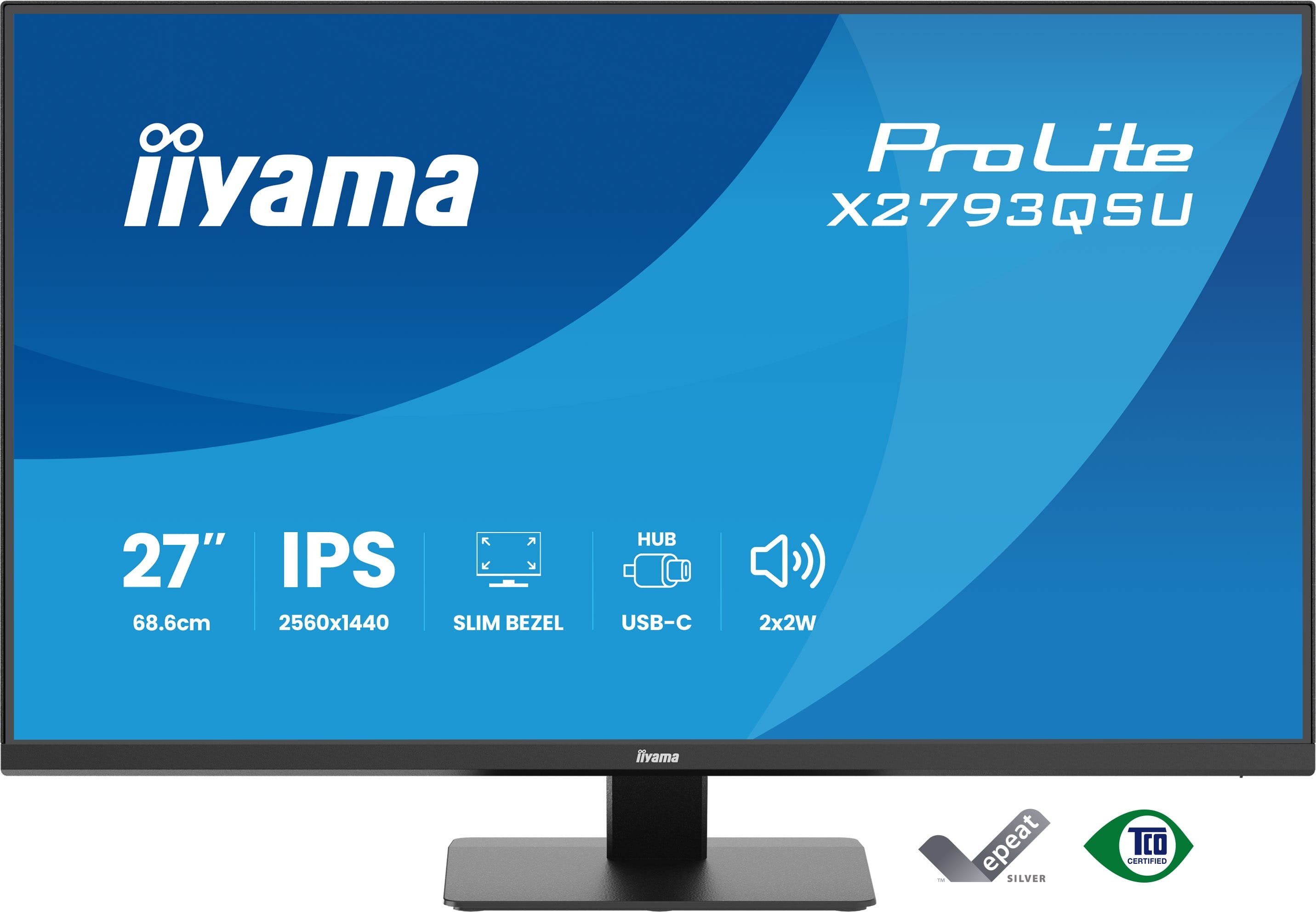 Iiyama 68.6cm 27" X2793qsu-B1 16:9 Hdmi+Dp+2xusb Ips
