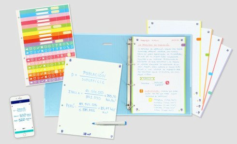 Oxford & You Carpeta 4 Anillas Europeanbinder C/ Pizarra Extraíble C/ Recambio 100h 5x5 A4+ Surtidos