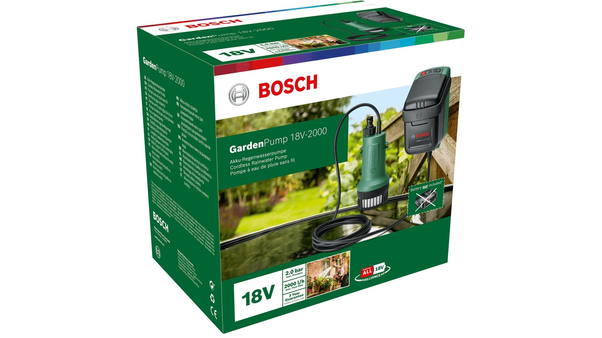 EAN 4059952617541 - Bosch GardenPump18V-2000 2000 l/h imagen 11