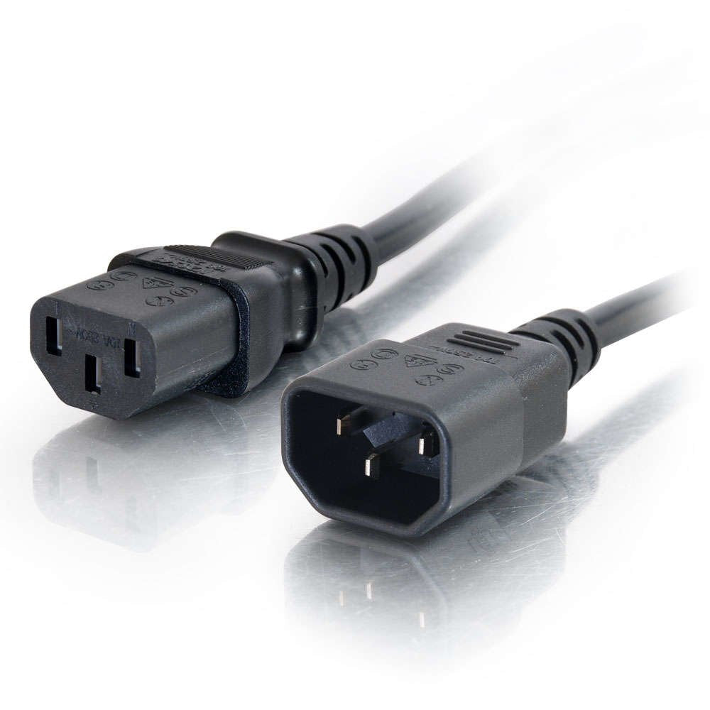 EAN 0757120885030 - C2G 88503 cable de transmisión Negro C14 acoplador C13 acoplador imagen 1