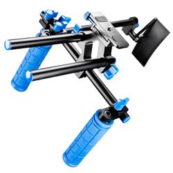 Walimex 18837 Tripode Digitales Cámaras De Película Negro, Azul