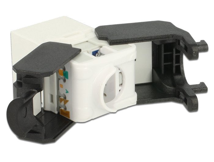 Keystone Modul Rj45 Buchse > Lsa Cat.6a Utp Weiss