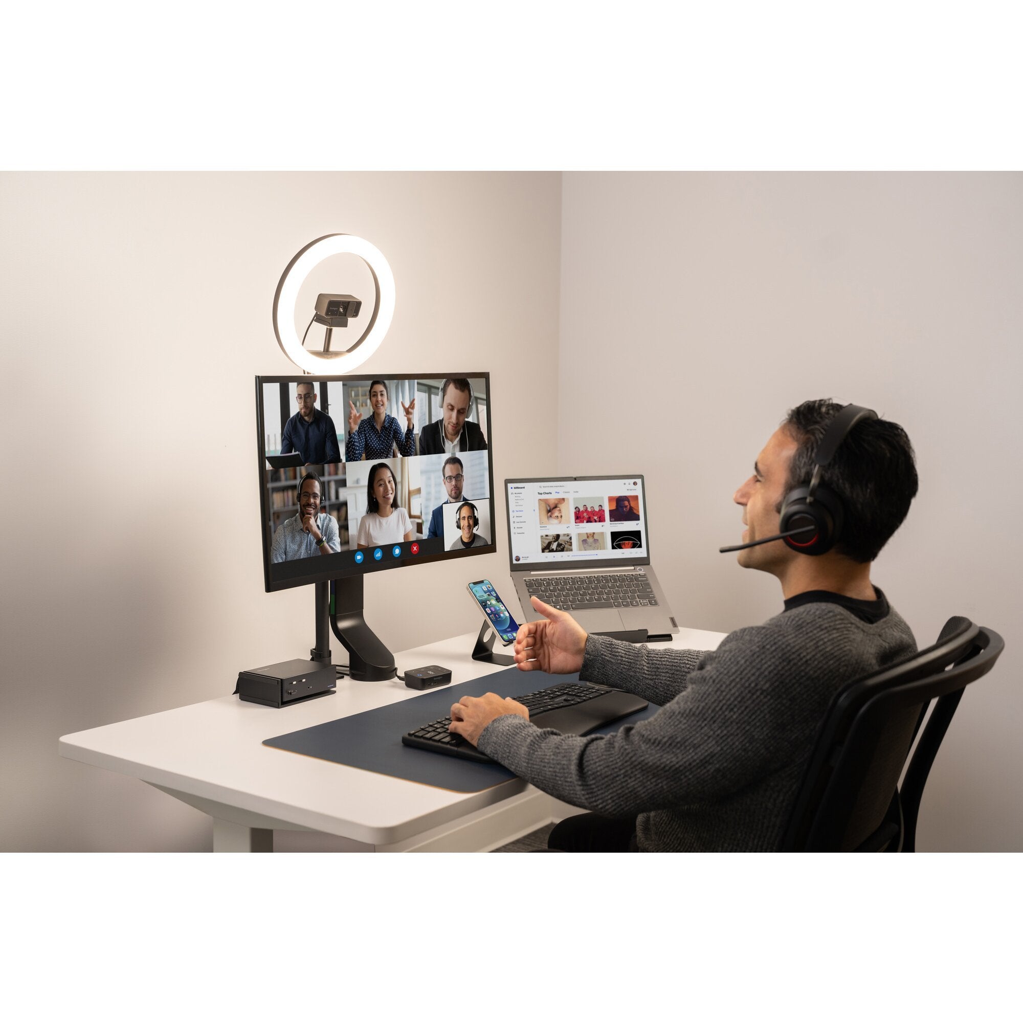 EAN 0085896834526 - Kensington H3000 Inalámbrico Diadema Juego USB Tipo C Negro imagen 22
