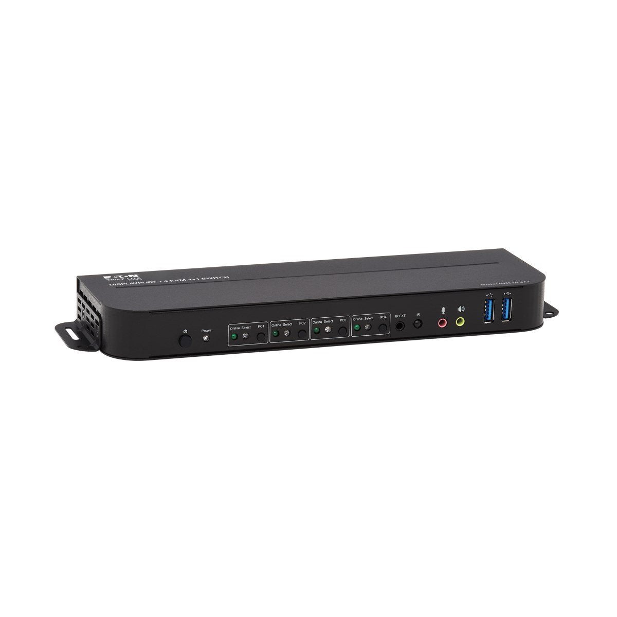 Eaton Tripp Lite  4-Port Displayport/Usb Kvm Switch 4k 60 Hz Hdr Hdcp 2.2 Ir Dp 1.4 Usb Sharing