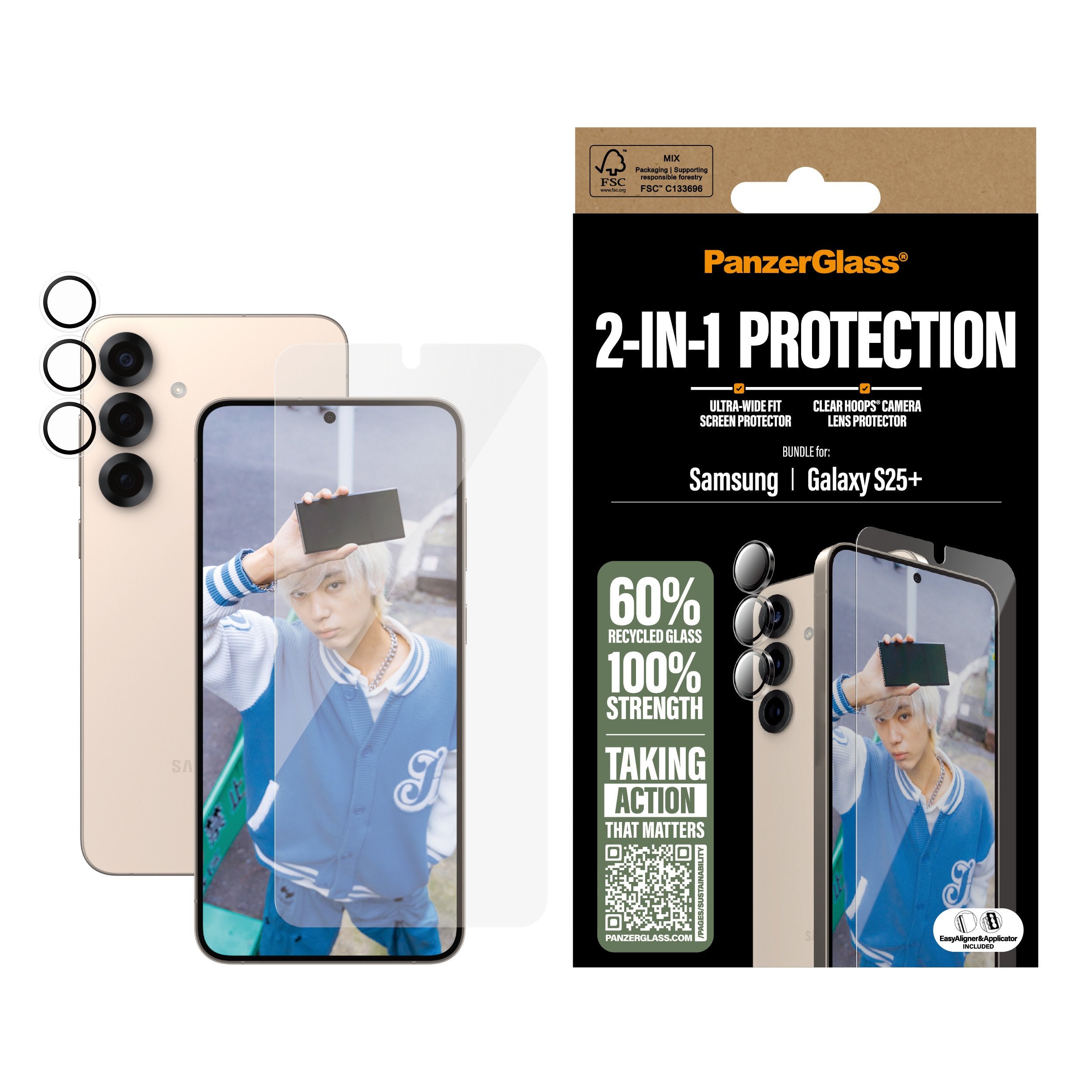 EAN 5715685019487 - PanzerGlass ® 2-in-1 Protection Bundle Samsung Galaxy S25+ Protector de pantalla 1 pieza(s) imagen 2