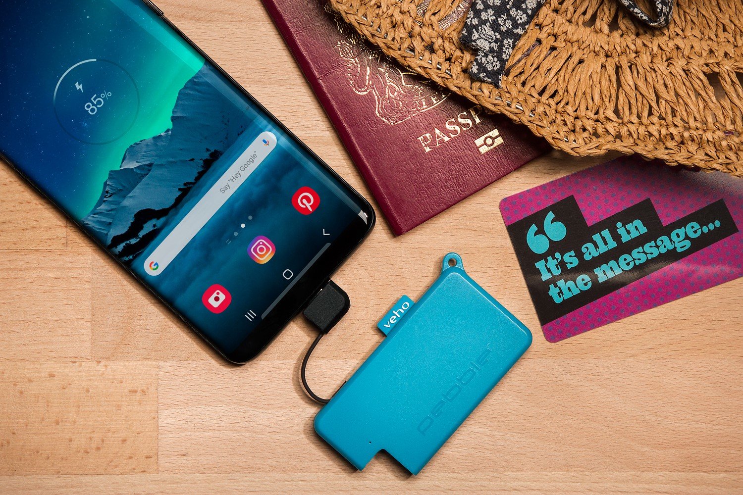 EAN 0811805030914 - Veho Pokket Polímero de litio 1000 mAh Azul imagen 8