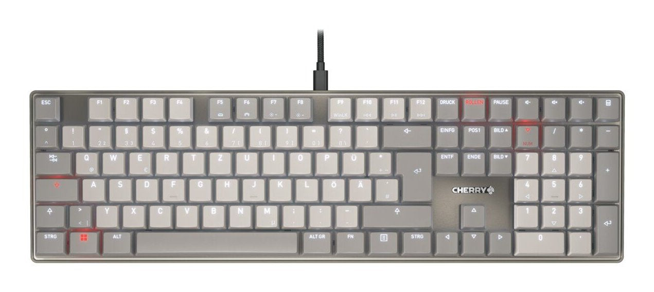 EAN 4025112117244 - CHERRY KC 500 MX LP teclado Hogar / Oficina USB QWERTZ Alemán Gris imagen 1