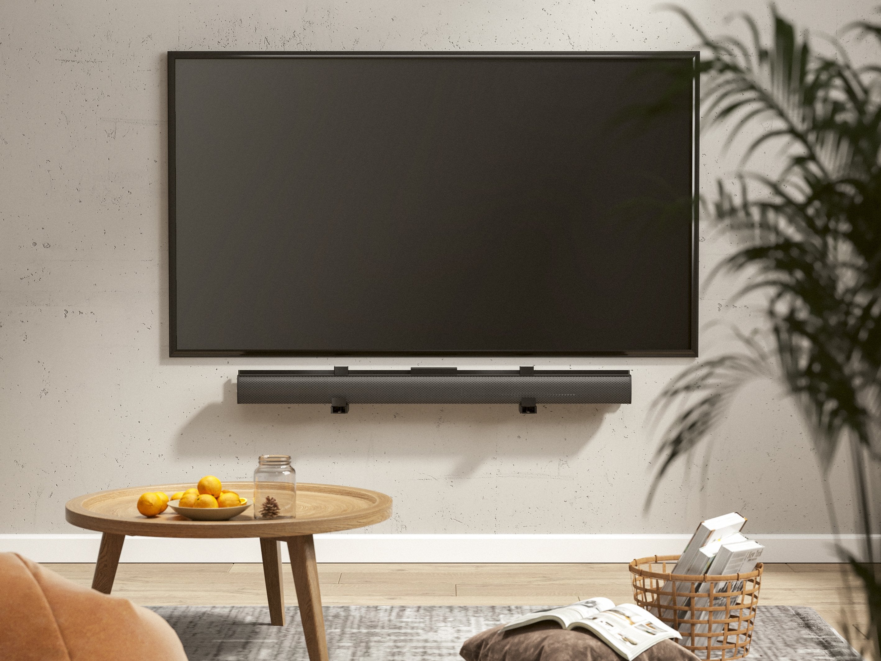 Soporte Para Barra De Sonido Universal Equip Multiinstalacion