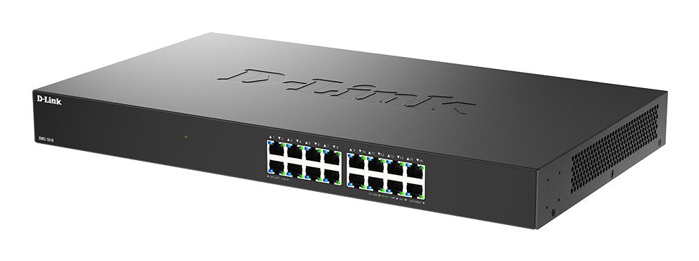 EAN 0790069477027 - D-Link DMS-1016 No administrado L2+ 2.5G Ethernet (100/1000/2500) Negro imagen 3