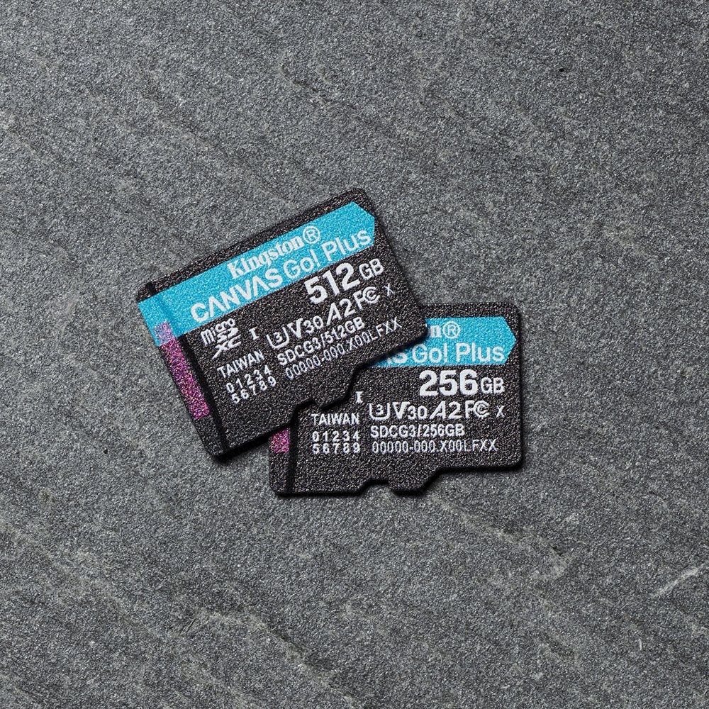 Micro Sd Kingston 256gb Kingston Canvas Go Plus  170r, Up To 170mb/S, A2, Adapter Included