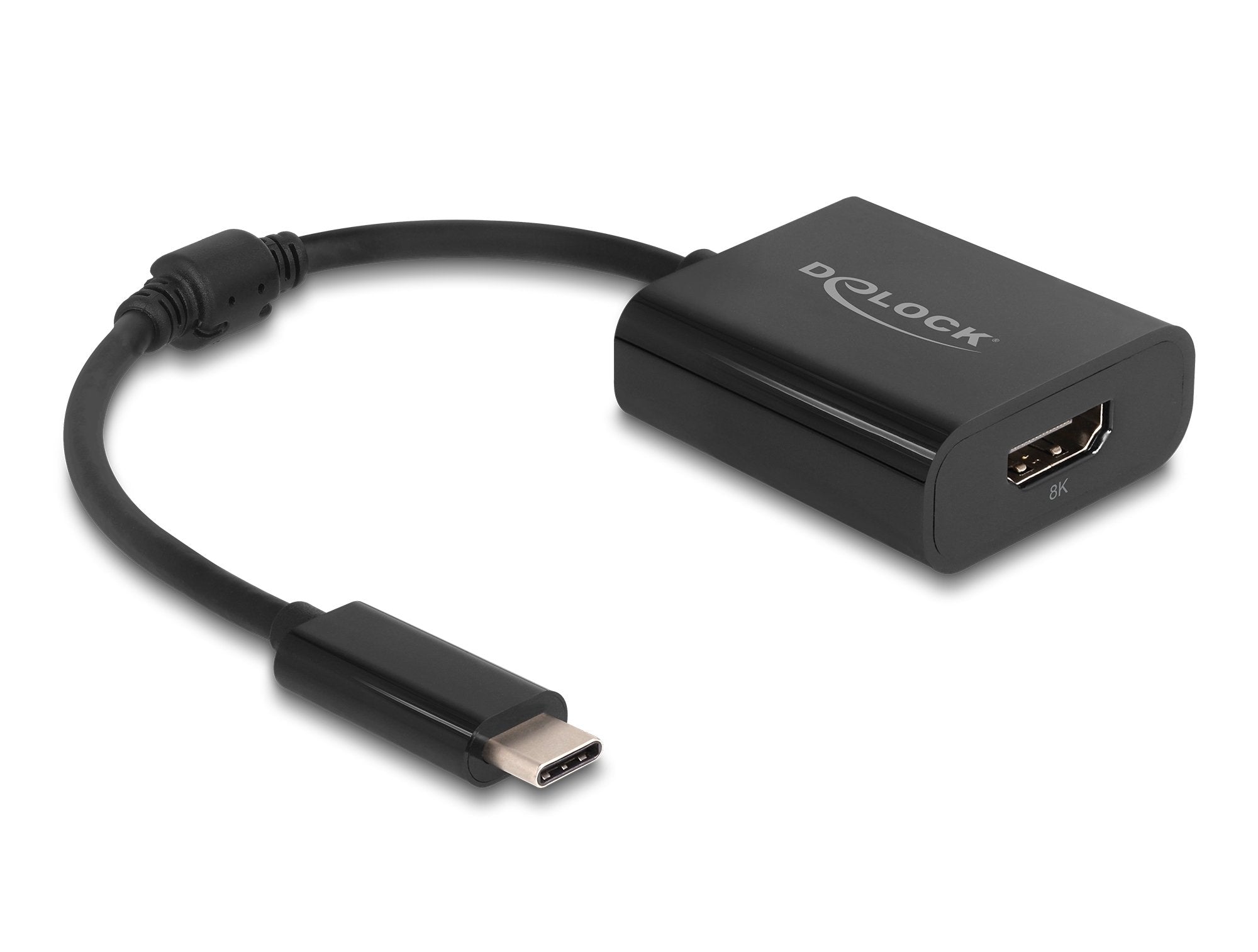 Delock 64175 Adaptador Usb Type-C A Hdmi (Modo Dp Alt) 8k Con Función Hdr Negro