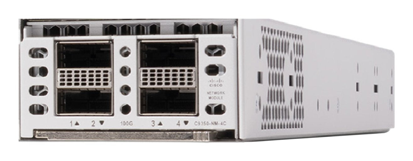 Cisco C9350-Nm-4c Módulo De Expansión 100 Gigabit Qsfp28 / 40 Gigabit Qsfp+ X 4