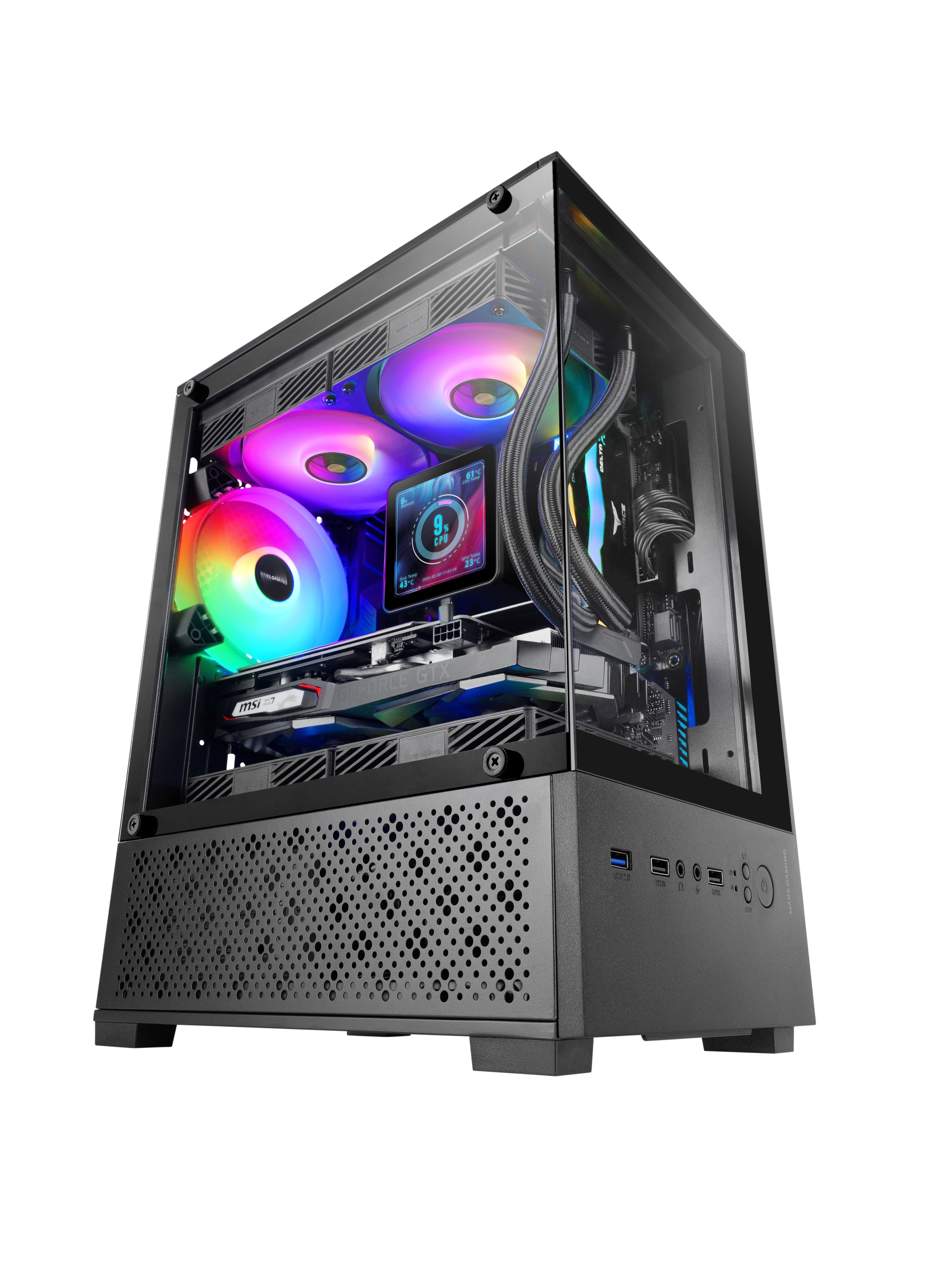 Caja Gaming Miniitorre Mars Gaming Mc-Se2