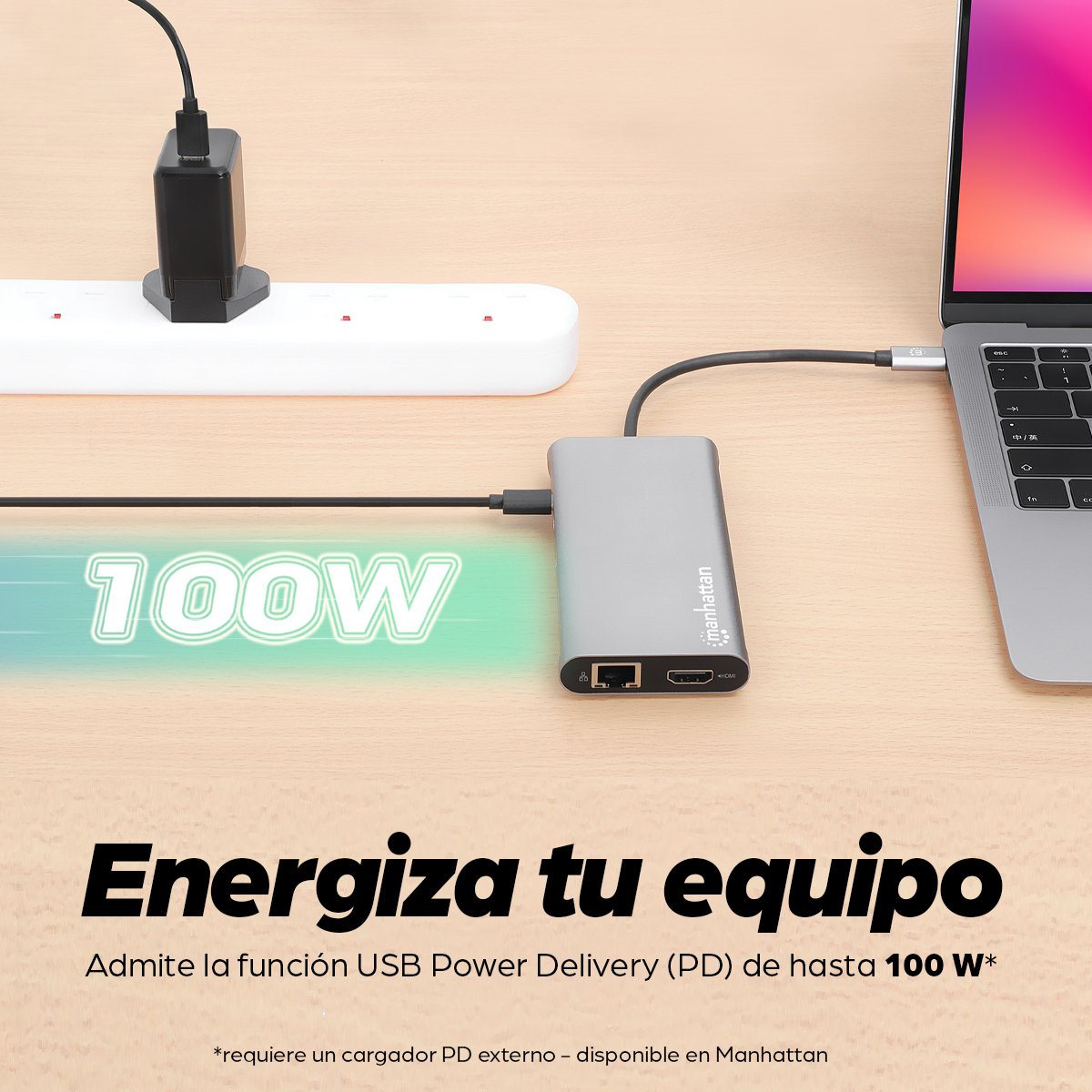 EAN 0766623130660 - Manhattan 130660 base para portátil y replicador de puertos Alámbrico USB 3.2 Gen 1 (3.1 Gen 1) Type-C Al imagen 17