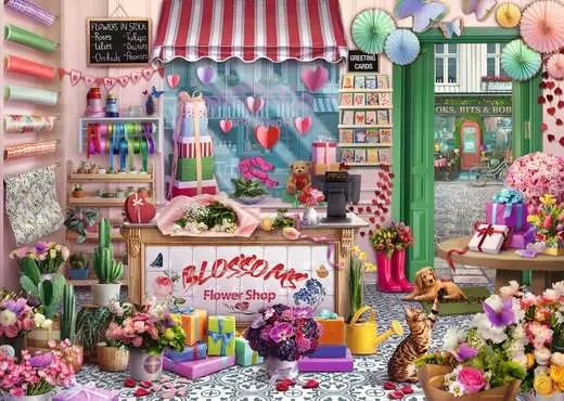 Ravensburger Puzzle Der Kleine Blumenladen (1000 Teile) 12001727