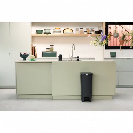 Brabantia 800023 Papelera 40 L Esquina Gris