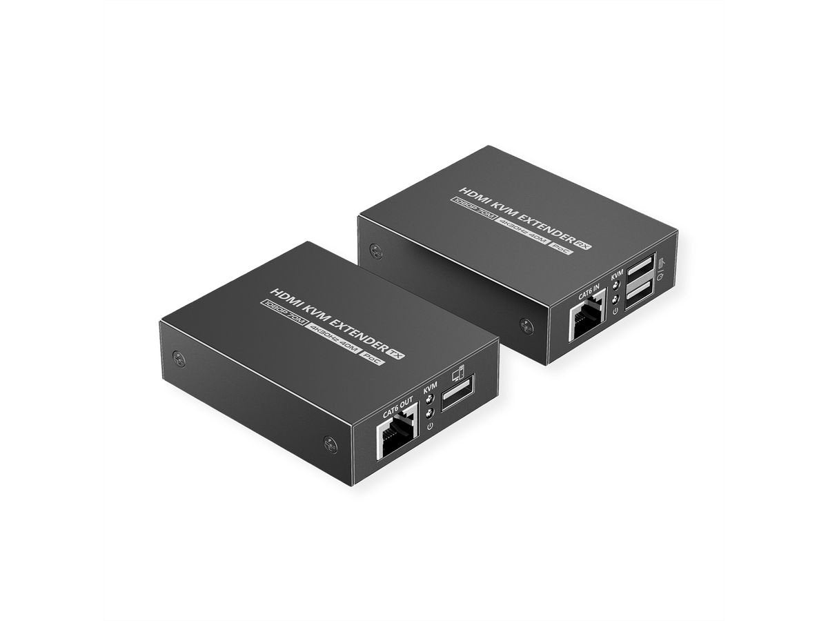 Kvm Verlngerung Ber Cat.6 6a, Hdmi 4k30, Max. 40m