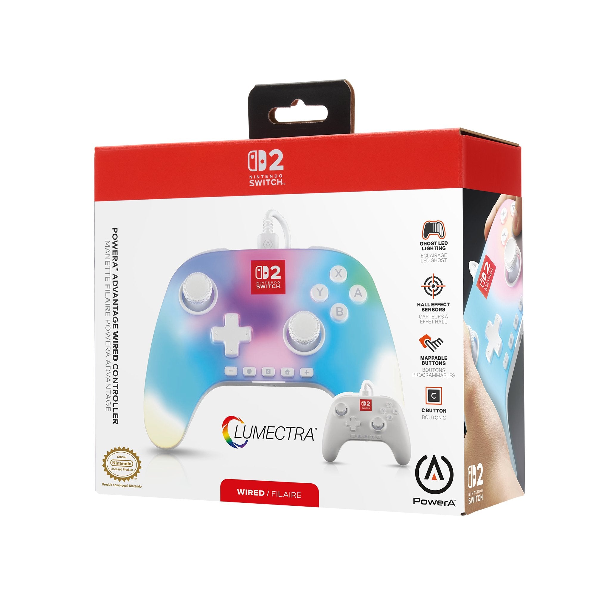 EAN 0617885152917 - PowerA Advantage Blanco USB Gamepad Analógico/Digital Nintendo Switch 2 imagen 4