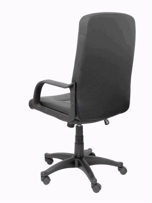 Piqueras Y Crespo Sillón De Dirección Mod. Villa Giratorio Brazos Fijos Regulable Basculante Negro