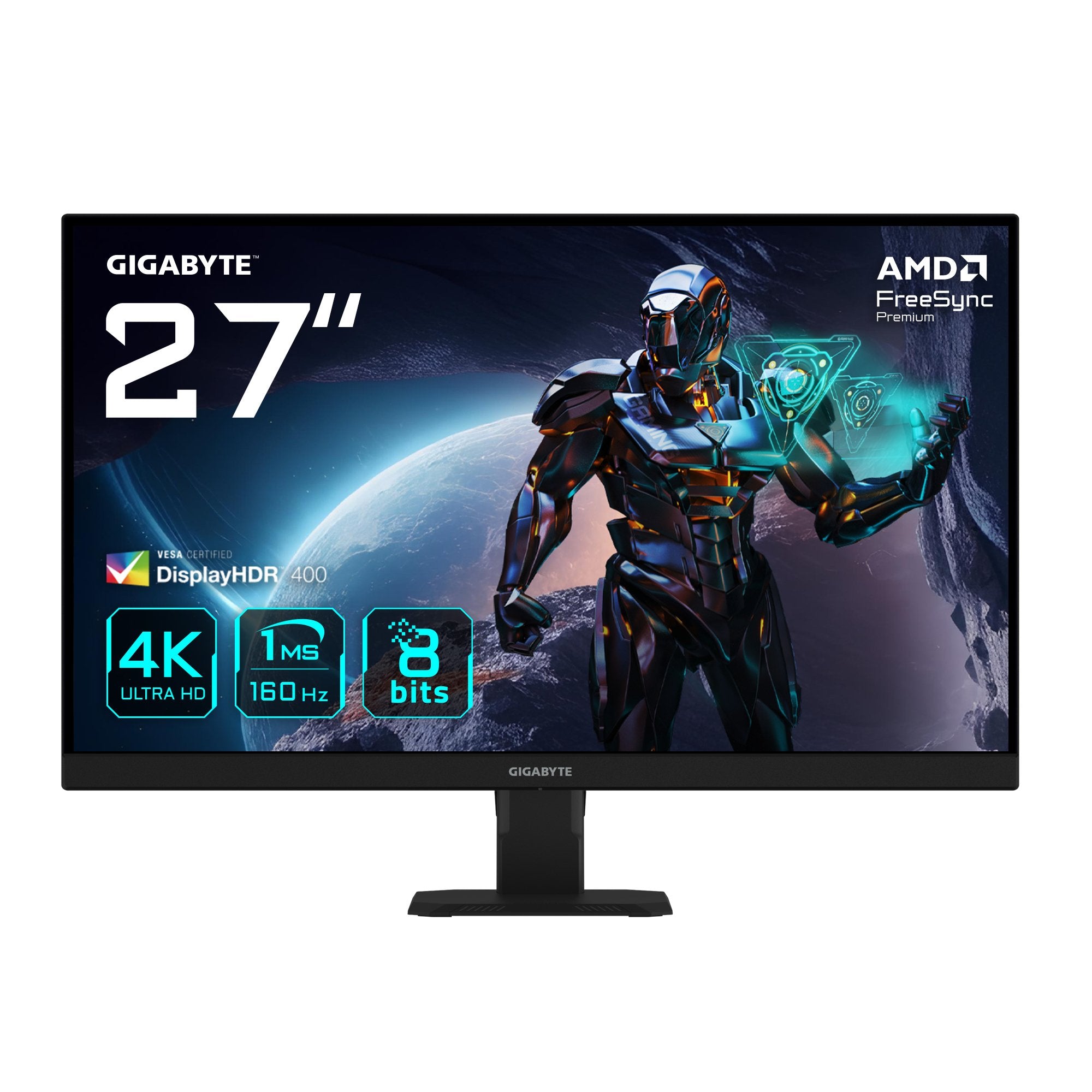 EAN 4719331860745 - GIGABYTE GS27U pantalla para PC 68,6 cm (27") 3840 x 2160 Pixeles 4K Ultra HD LCD Negro imagen 1