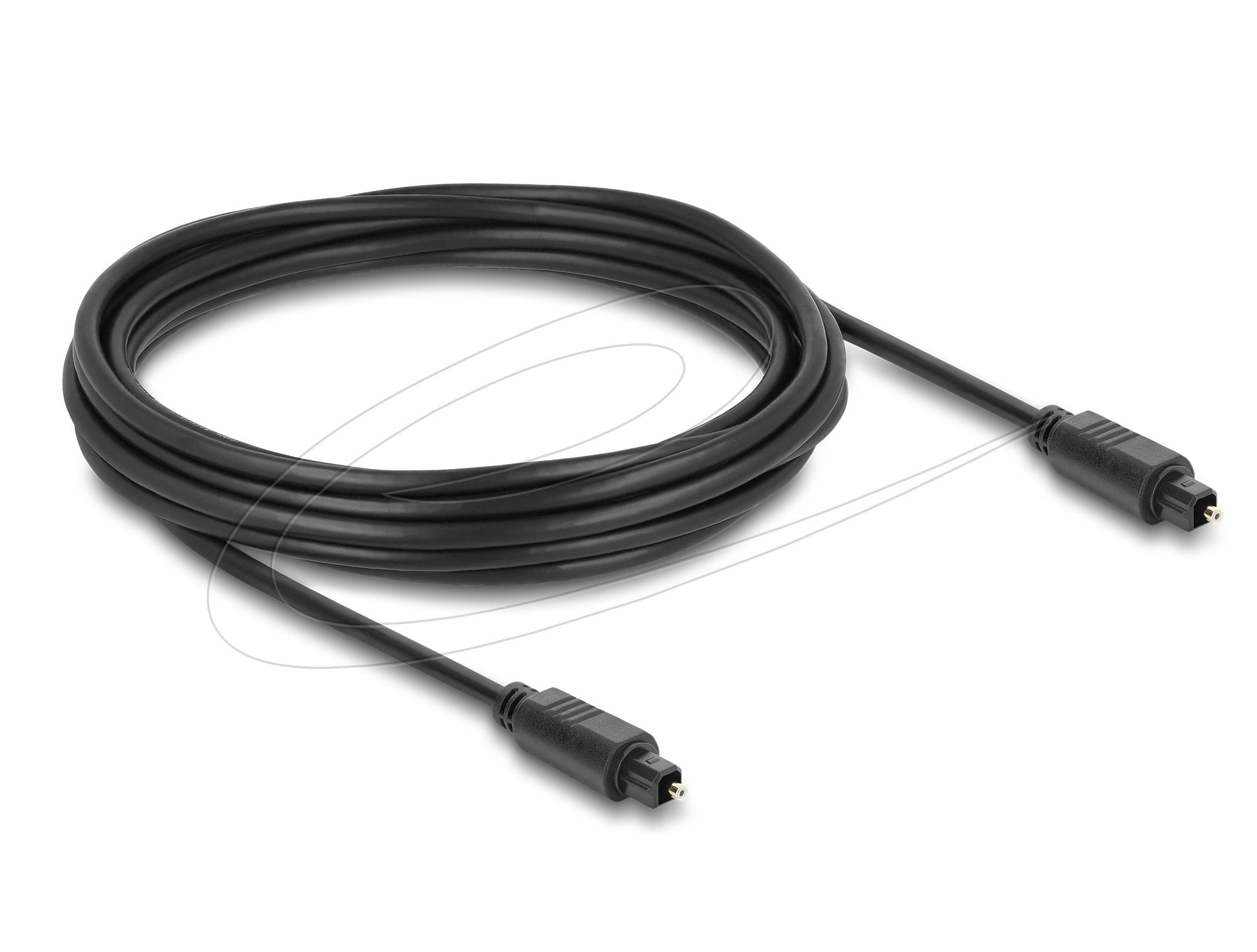 Delock Toslink Cable Stecker Auf Stecker, Ø 4 Mm, 5 M, Schwarz