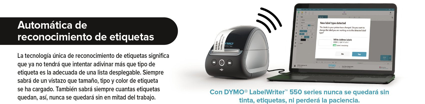 EAN 3026981127236 - DYMO LabelWriter 550 Turbo impresora de etiquetas imagen 27